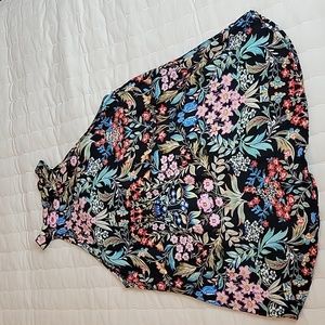 Fifteen Twenty Multi-color Floral Halter Shirt Size M